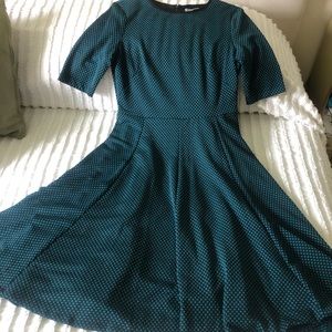 Polka Dot Fit and Flare Dress